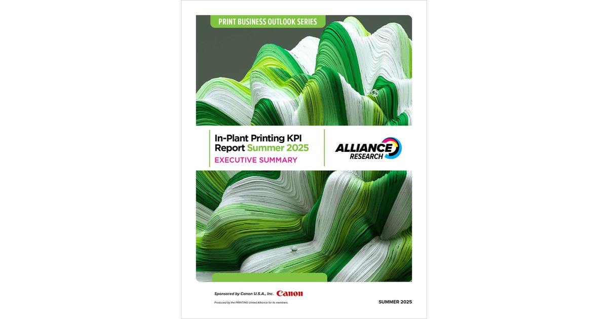 In-Plant Printing KPI Report Summer 2025
