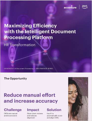 Transforming HR by Reducing Manual Effort and Increasing Accuracy with Accenture and AWS