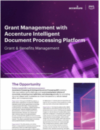 Grant Management with Accenture Intelligent Document Processing Platform