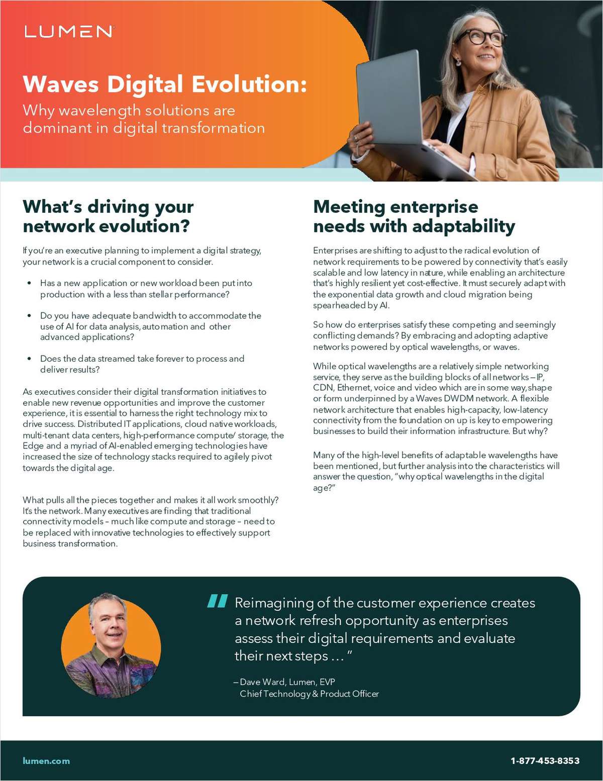 Waves Digital Evolution: Why wavelength solutions are dominant in digital transformation