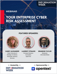 Your Enterprise Cyber Risk Assessment