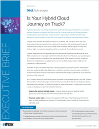 Is your Hybrid Cloud Journey on Track?