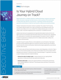 Is your Hybrid Cloud Journey on Track?