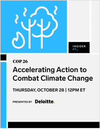 Insider At COP26:  Accelerating Action to Combat Climate Change