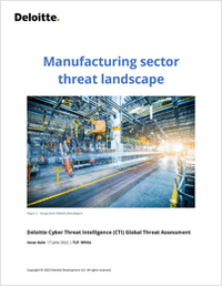 Manufacturing sector threat landscape