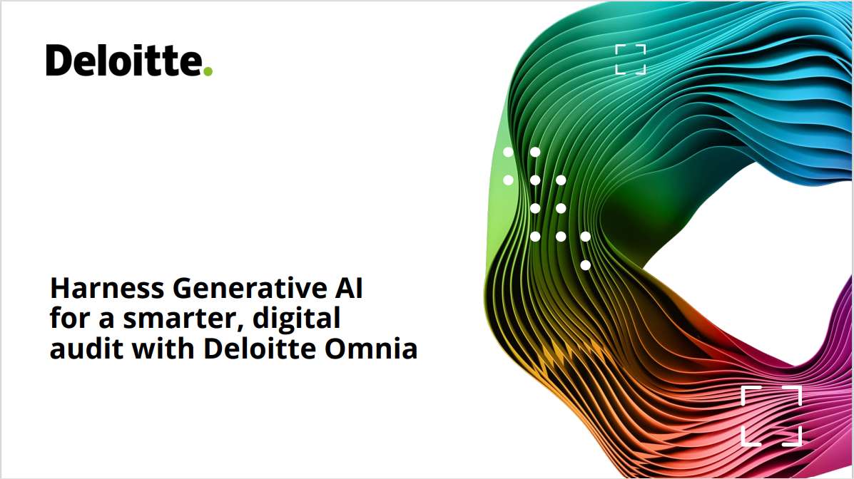 Harness Generative AI for a smarter digital audit with Deloitte Omnia
