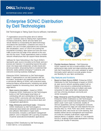 Dell Enterprise SONiC Data Sheet