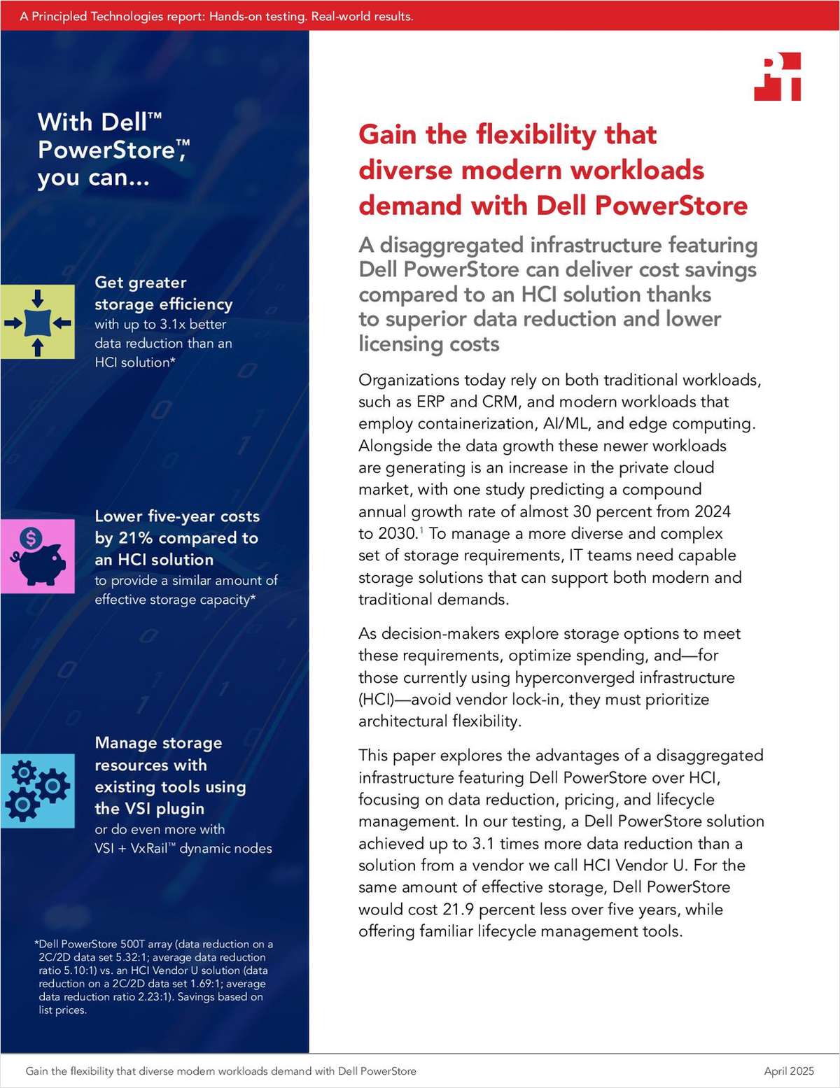 Gain the flexibility that diverse modern workloads demand with Dell PowerStore