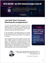 Dell™ PowerEdge™ R760 servers - Can Intel® Xeon® Processors Effectively Run AI Applications?