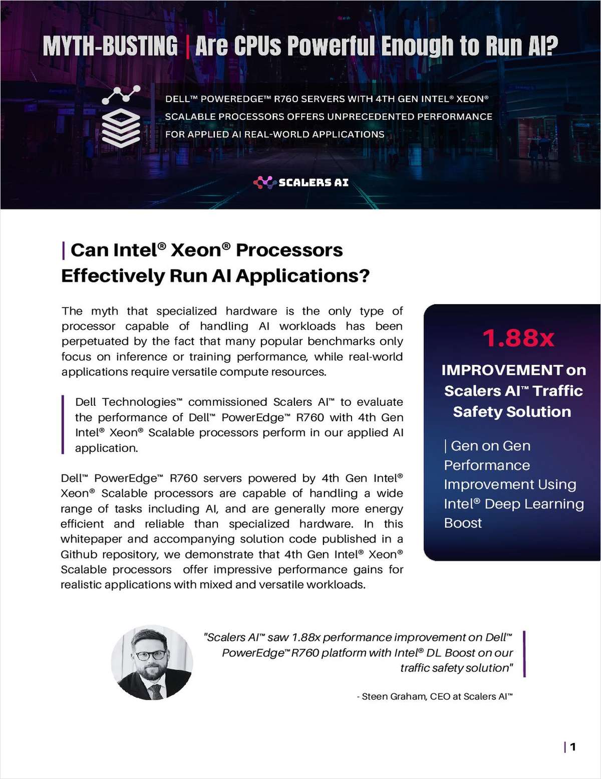 Dell™ PowerEdge™ R760 servers - Can Intel® Xeon® Processors Effectively Run AI Applications?