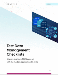 Test Data Management Checklists: Securing and Managing Data