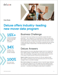 Case study: Deluxe Offers Industry-Leading New Mover Data Program
