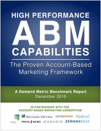 High Performance ABM Capabilities: The Proven Account-Based Marketing Framework