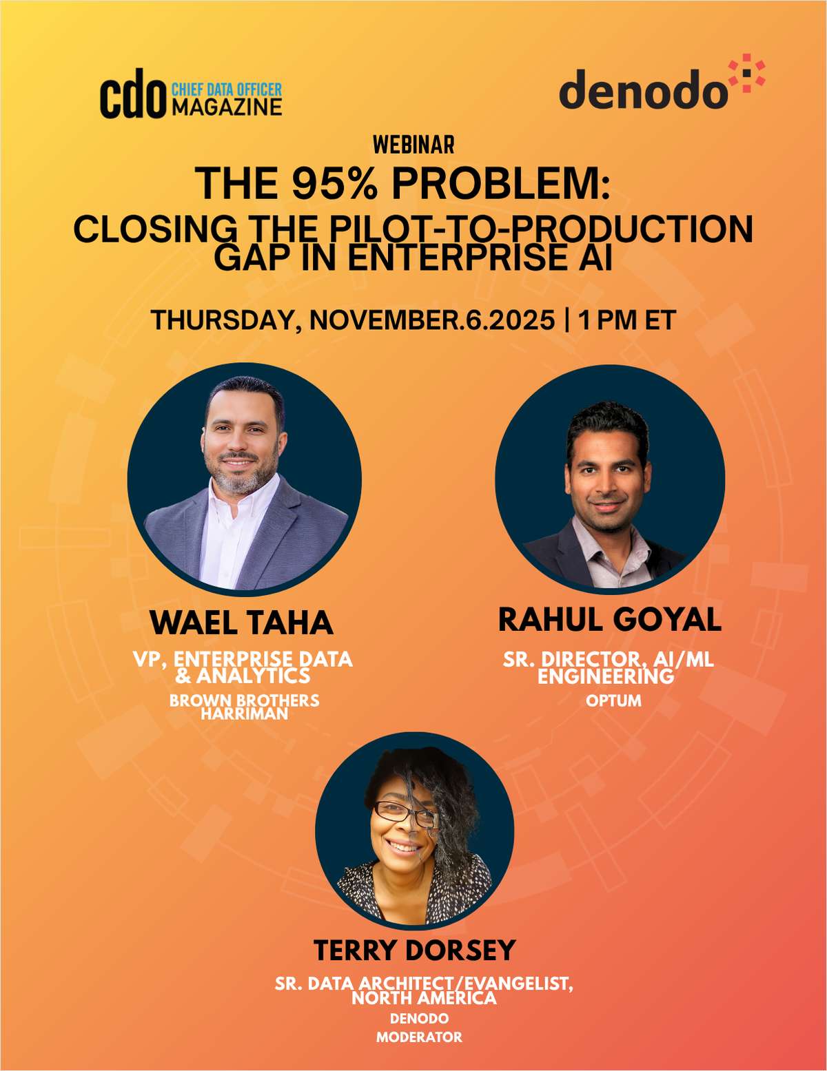 Webinar: The 95% Problem: Closing the Pilot-to-Production Gap in Enterprise AI