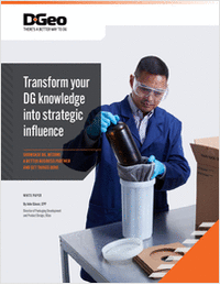 Transform your DG knowledge into strategic influence
