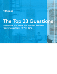 Top 23 Questions to Include in a Business Communications RFP