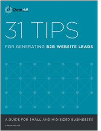 31 Tips For Generating B2B Website Leads