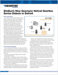 DieQua's NEW Gearsync Speed Reducers Have Arrived
