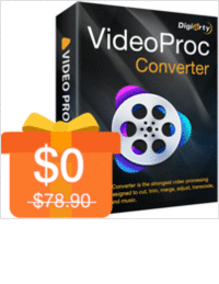 VideoProc Converter V4.8 for PC & Mac ($78.90 Value) FREE for a Limited Time