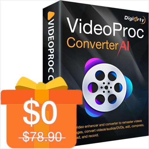 VideoProc Converter AI V6.4 ($78.90 Value) Free for a Limited Time
