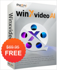 Winxvideo AI V3.2 Lifetime License for PC -- FREE for a Limited Time! (Worth $69.95)