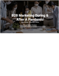 Webinar: B2B Marketing After a Pandemic -  June 24th, 2021, 3 PM EDT