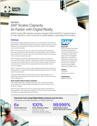 Case Study: SAP Scales Capacity 6x Faster with Digital Realty