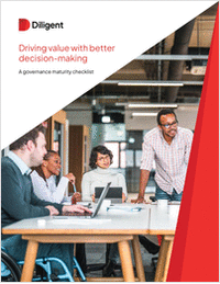 Driving Value with Better Decision-Making: A Governance Maturity Checklist