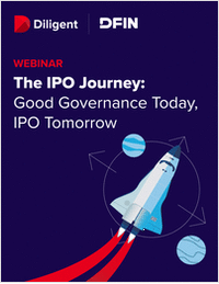 The IPO Journey: Good Governance Today, IPO Tomorrow