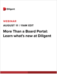 More than a Board Portal: What's New with Diligent