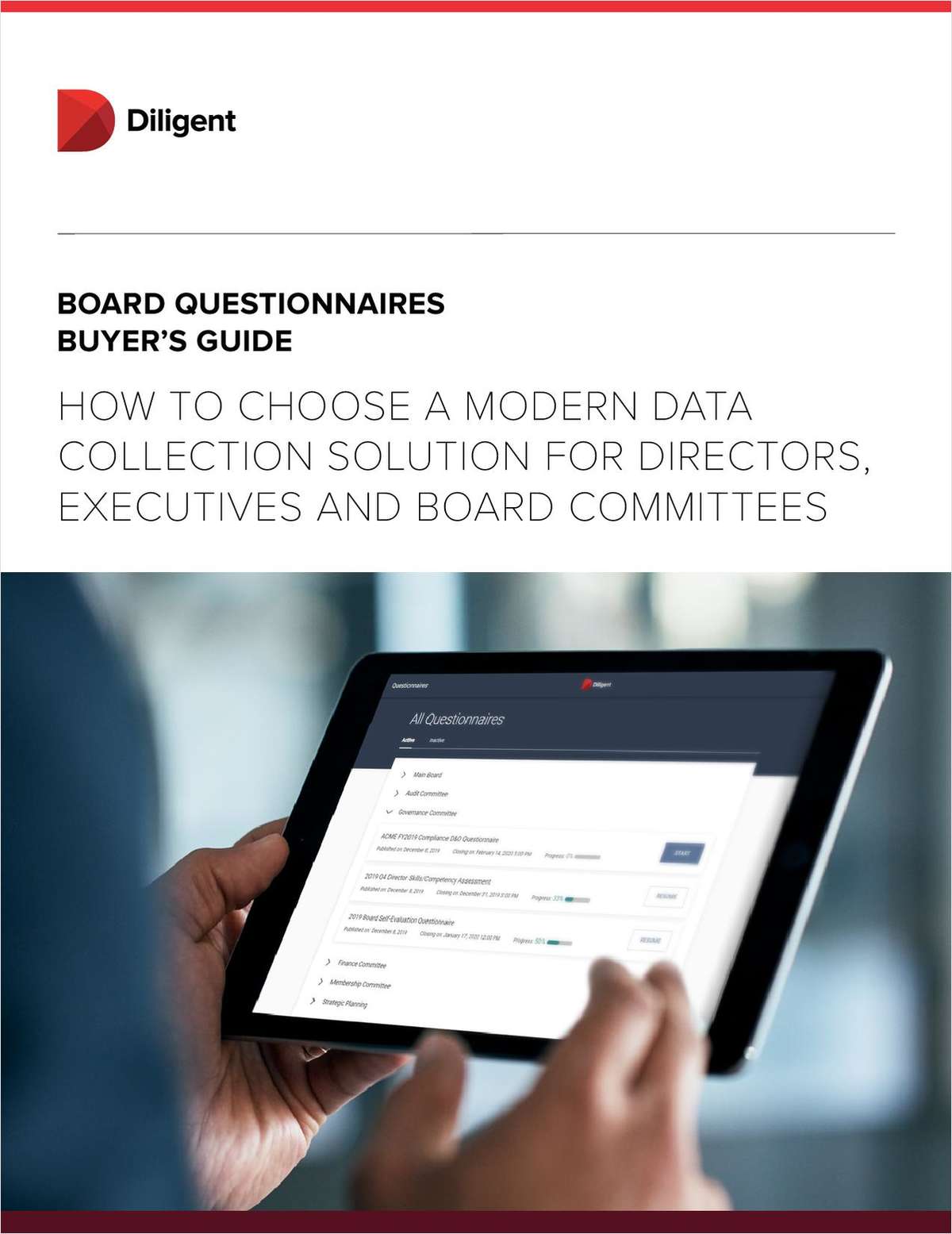 Board Questionnaires Buyer's Guide