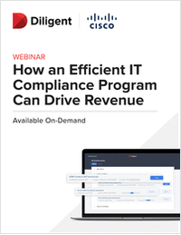Webinar: How an Efficient IT Compliance Program Can Drive Revenue