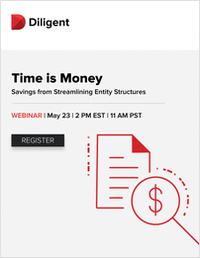 Time is Money: Savings from Streamlining Entity Structures