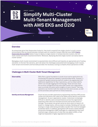 Simplify Multi-Cluster Multi-Tenant Management with AWS EKS and D2iQ