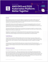AWS EKS and D2iQ Kubernetes Platform: Better Together