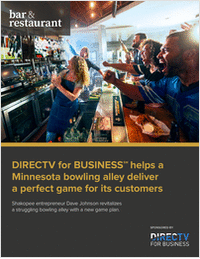 DIRECTV for BUSINESS℠ helps a Minnesota bowling alley deliver a perfect game for its customers