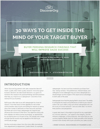 30 Ways to Get Inside the Mind of Your Target Buyer