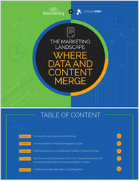 The Marketing Landscape: Where Data and Content Merge