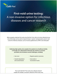 First-Void Urine Testing: A Simpler Option for Screenings