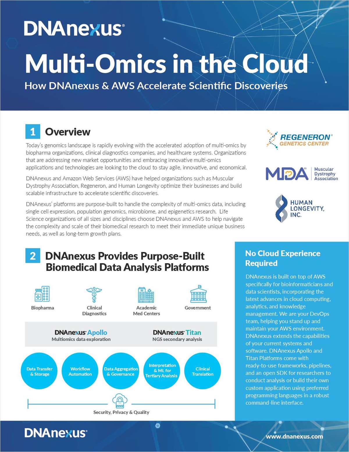 Multi-Omics in the Cloud