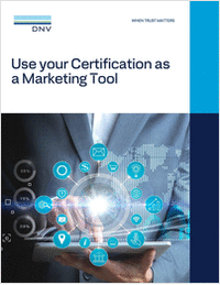 Use your Certification as a Marketing Tool