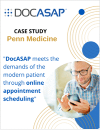 DocASAP meets the demands of the modern patient through online appointment scheduling