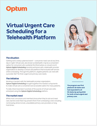 Virtual Urgent Care Scheduling for a Telehealth Platform