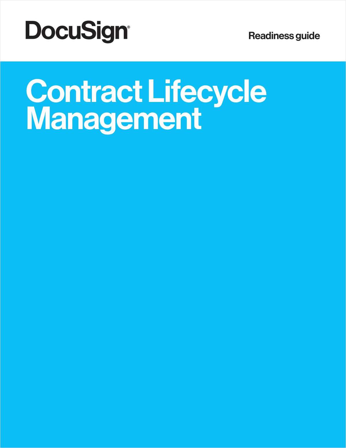 Readiness Guide: Contract Lifecycle Management