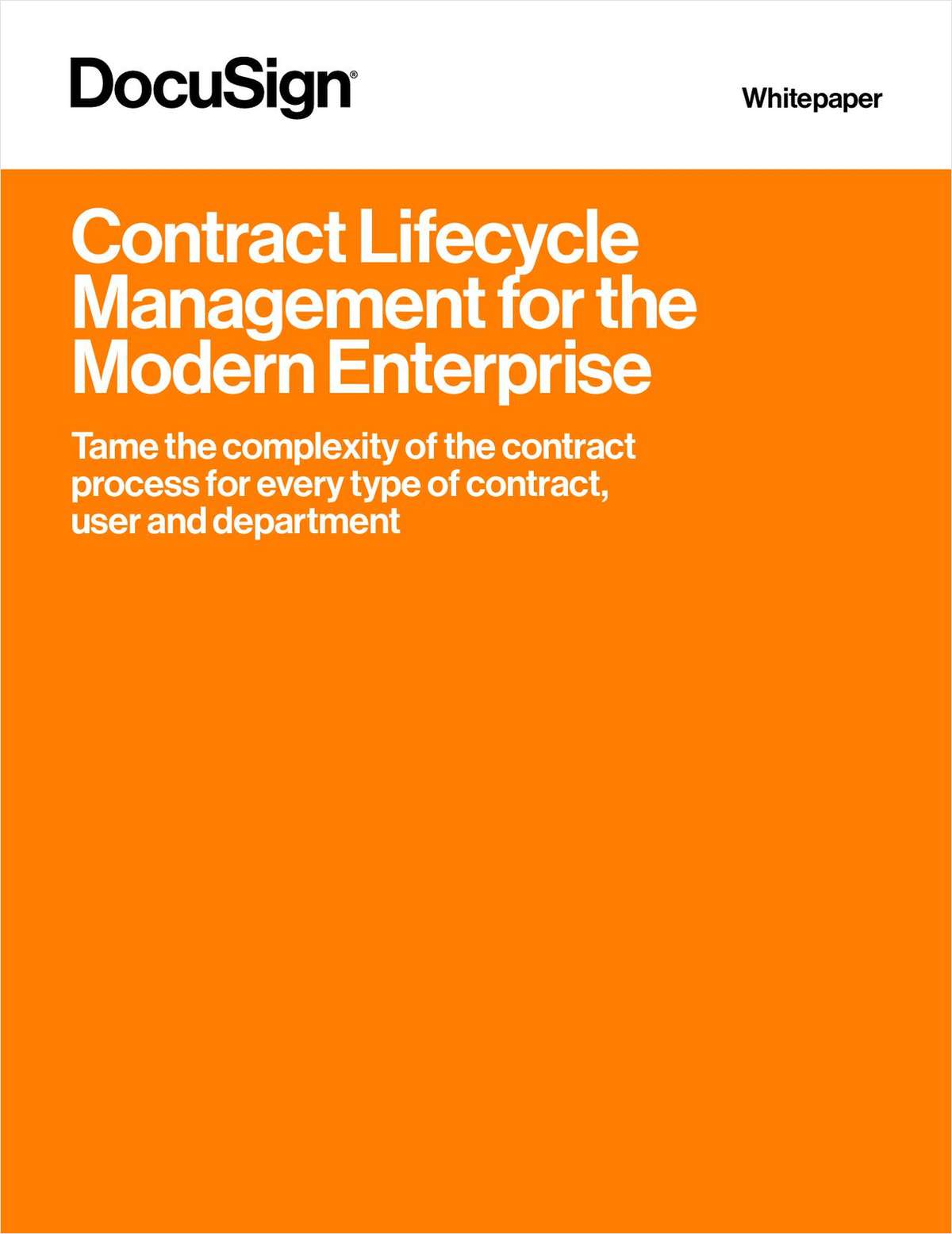 Contract Lifecycle Management for the Modern Enterprise