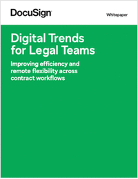 Digital Trends for Legal Teams: Improving Efficiency and Remote Flexibility Across Contract Workflows