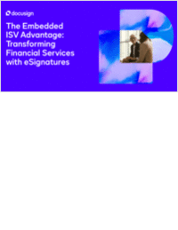 The Embedded ISV Advantage:Transforming Financial Services with eSignatures