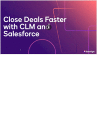 Close deals faster with Contract Lifecycle Management and Salesforce