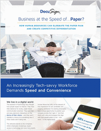 Business at the Speed of...Paper?