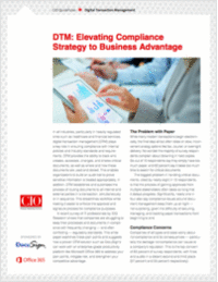 CIO White Paper: Ensuring Compliance with Digital Transaction Management